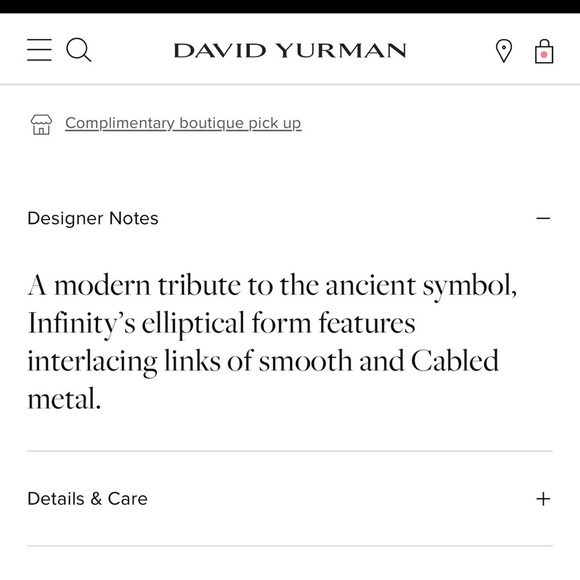 Retired David Yurman Petite Infinity Necklace in Pink Tourmaline & Pave Diamonds - Picture 14 of 15